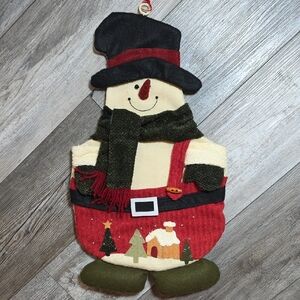 Dan Dee Collector's Choice | Vintage Sewn Snowman Christmas Stocking